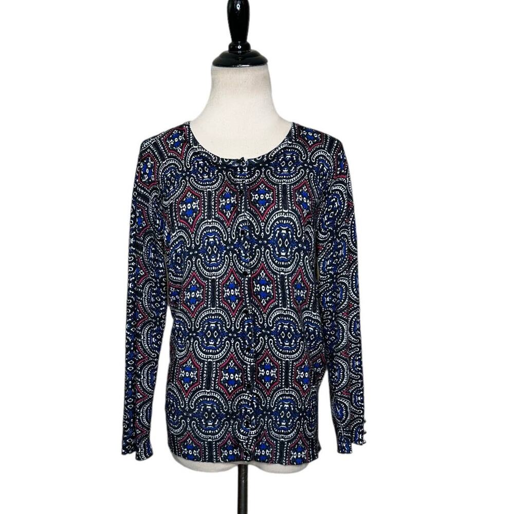 PREMISE STUDIO Blue  Button Up Long Sleeves Cardigan Size M